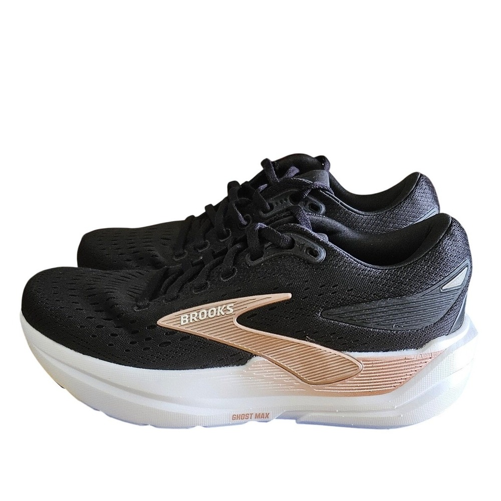 Brooks Ghost Max 3 Womens Running Shoes Black Rose Gold 120457 1B 043 Size 7